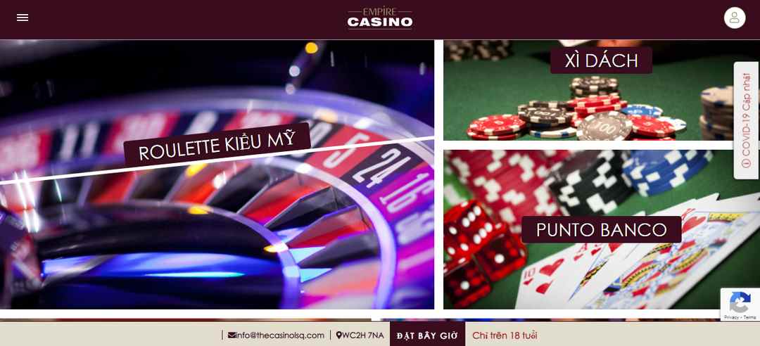 Empire Casino là sòng bài danh tiếng tại London